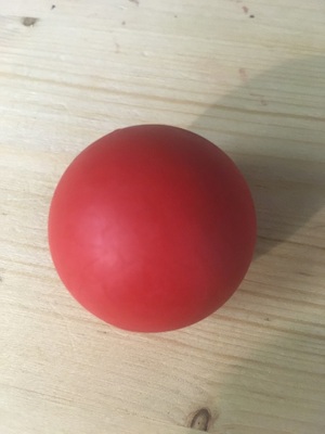 Kunststoffball Rot Soft leise